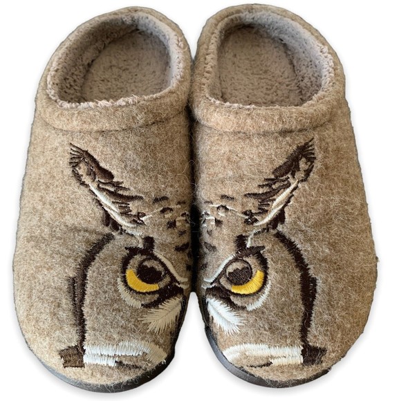 L.L. Bean Shoes - LL Bean Owl Slippers Daybreak Scuffs